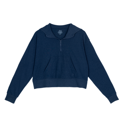 The Big Blue | Navy Goldilocks™ Women’s Half Zip Lounge Hoodie