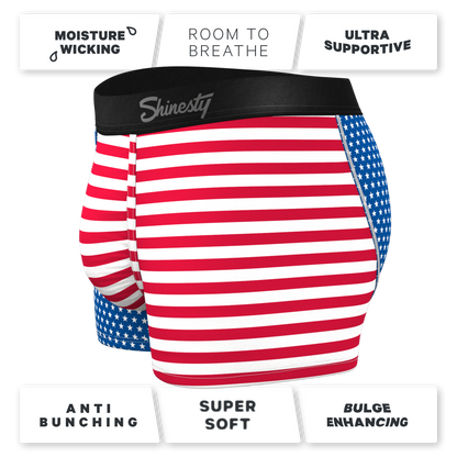 The Ellis Island | USA Flag Ball Hammock® Pouch Trunk Underwear