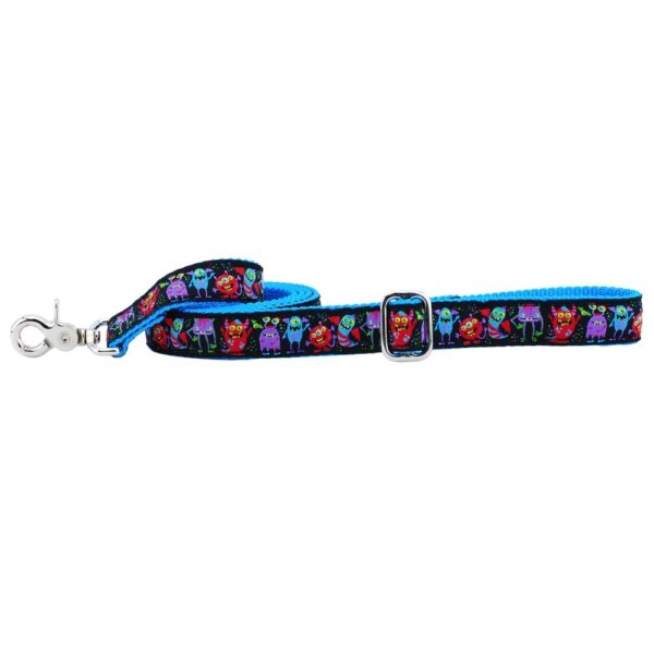 1″ Monstro-City 5ft Essential Ribbon Dog Leash