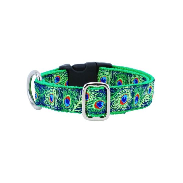 1″ Paradise Found Navy Essential Dog Collar