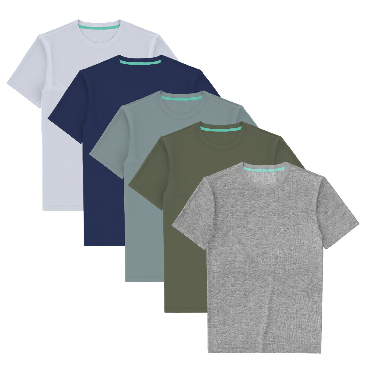 The Everyman™ Tee - 5 Pack | T Shirt For Men 5 Pack ft. Super Stupid-Soft™ Fabric