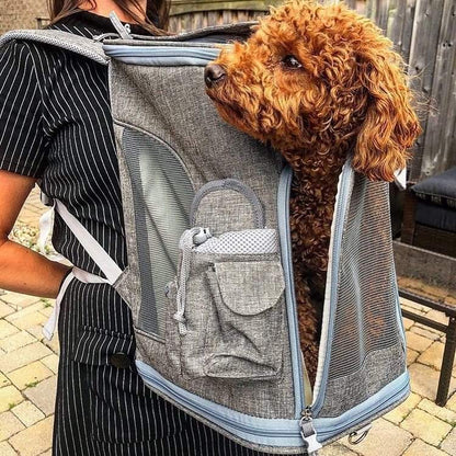 Mr. Peanut's Vancouver Series Backpack Pet Carrier for Smaller Cats and Dogs