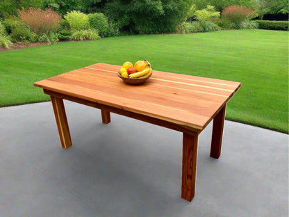 Farmhouse Redwood Dining Table