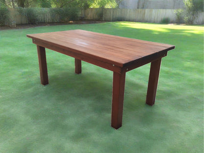 Farmhouse Redwood Dining Table