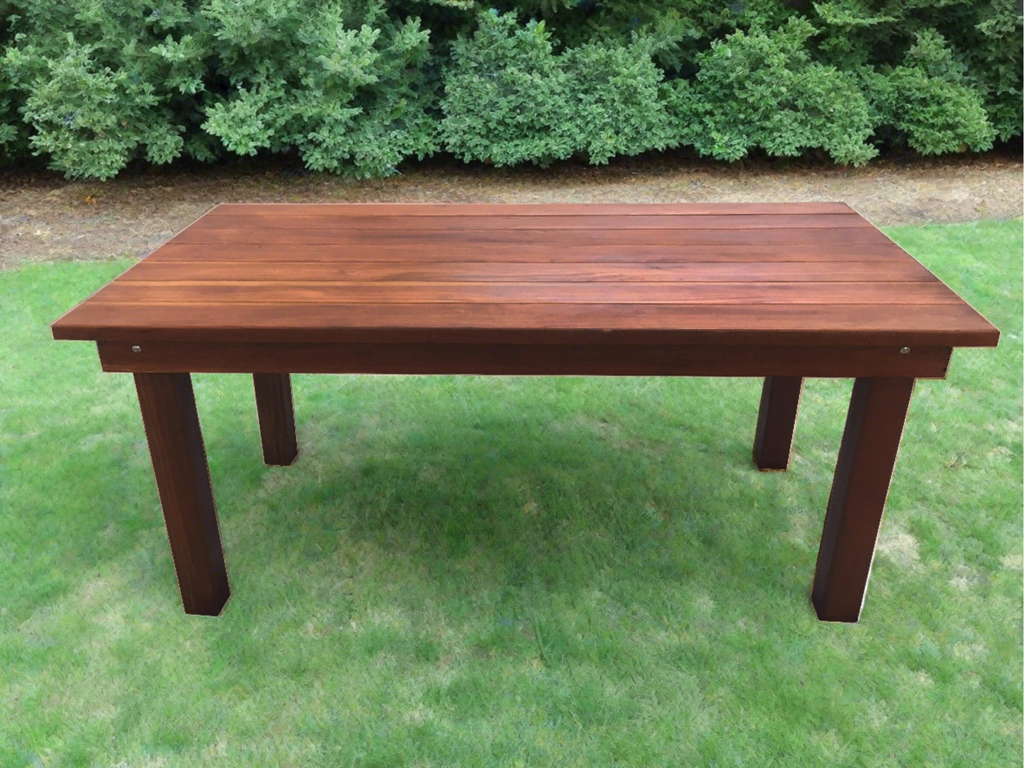 Farmhouse Redwood Dining Table