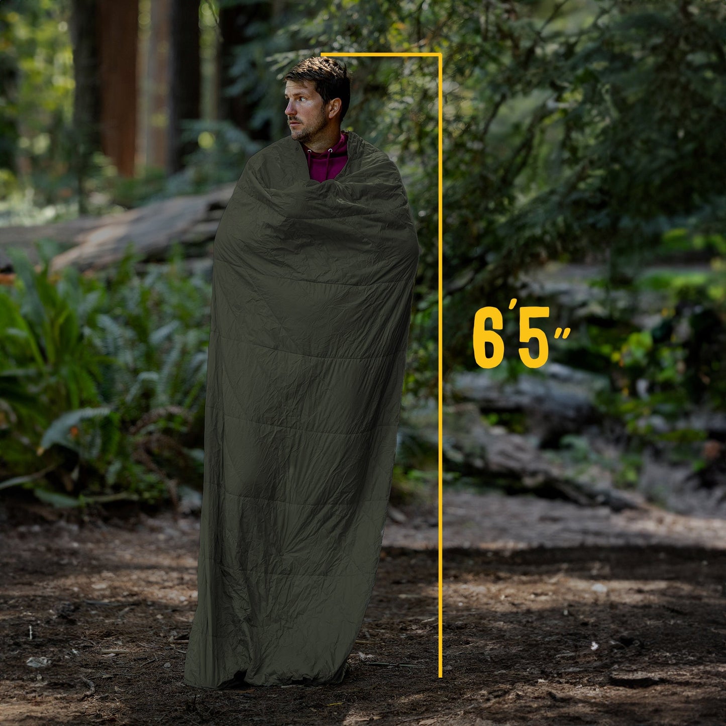 Layover™ XL Travel Blanket - Packable & Puffy | Spruce