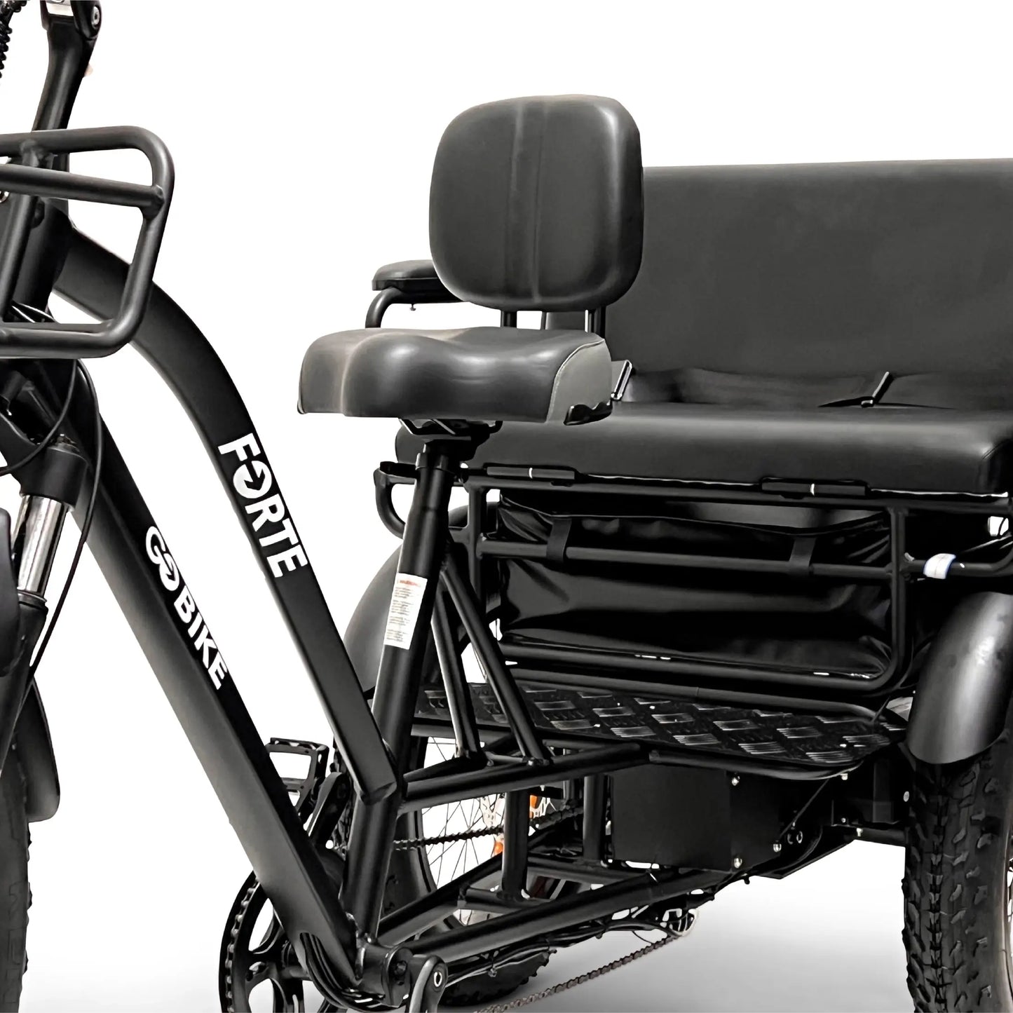 FORTE Electric Tricycle with Rear Seat