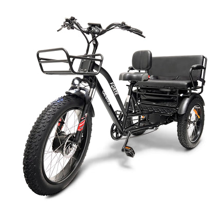 FORTE Electric Tricycle with Rear Seat