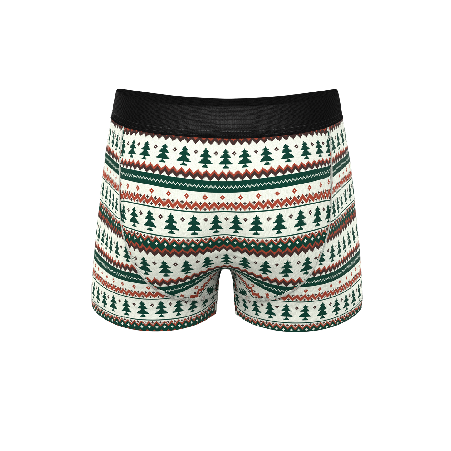 The Stuffed Stocking | Fair Isle Christmas Tree Ball Hammock® Pouch Trunks Underwear