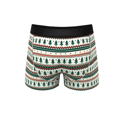 The Stuffed Stocking | Fair Isle Christmas Tree Ball Hammock® Pouch Trunks Underwear