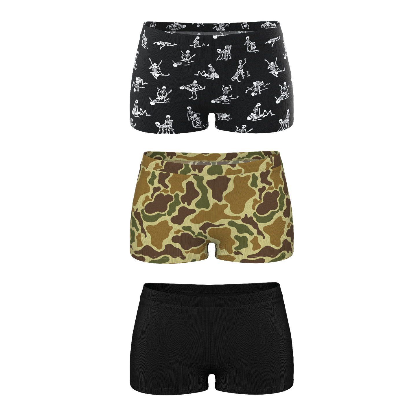 The Fall Essentials | Boyshort Underwear 3 Pack