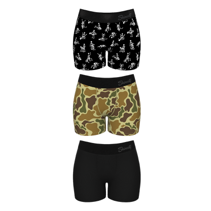 The Fall Essentials | Women’s Boxers 3 Pack