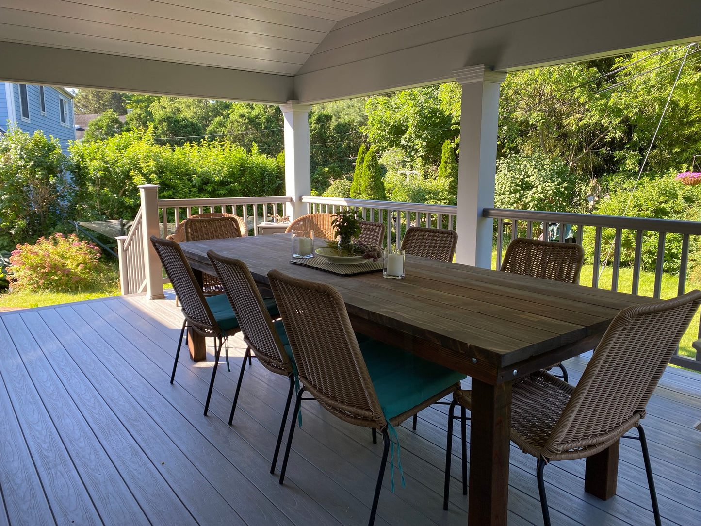 Farmhouse Redwood Dining Table