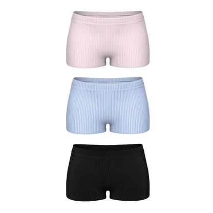 The Feminine Basics | Boyshort Underwear 3 Pack