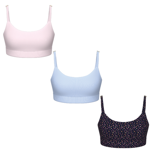 The Feminine Must-Haves | Women's Bralette 3 Pack