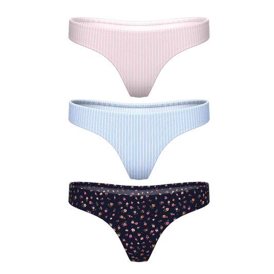 The Feminine Must-Haves | MicroModal Thong 3 Pack