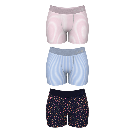 The Feminine Must-Haves | Women’s Boxers 3 Pack