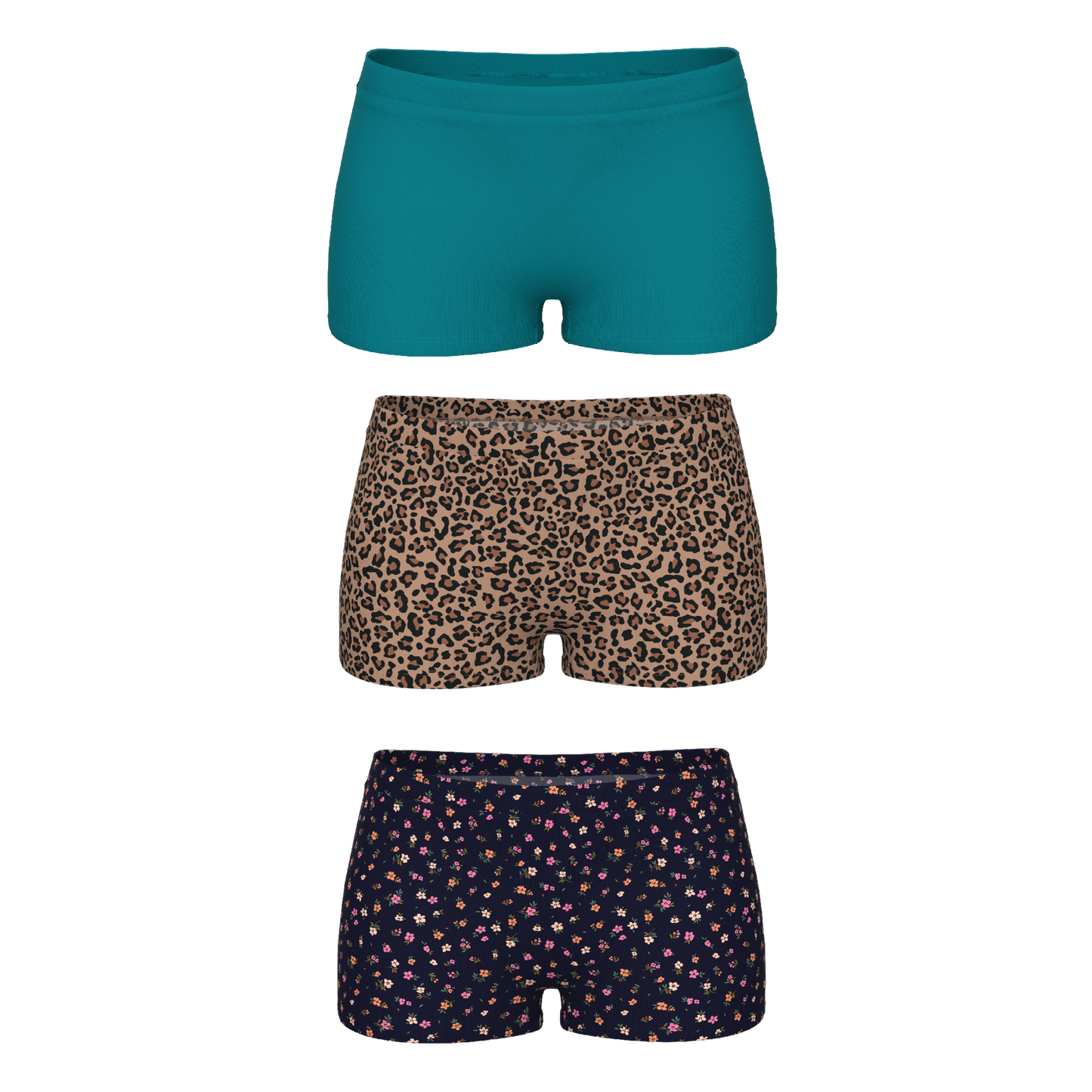 The Feminine Variety | Boyshort Underwear 3 Pack