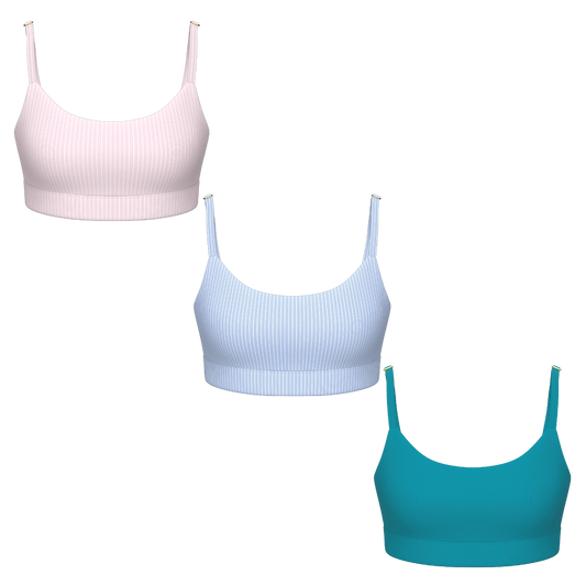 The Feminine Elites | Women's Bralette 3 Pack