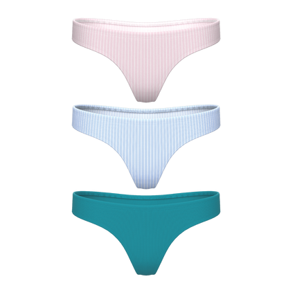 The Feminine Elites | MicroModal Thong 3 Pack