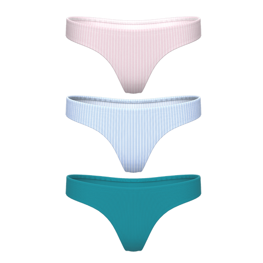 The Feminine Elites | MicroModal Thong 3 Pack