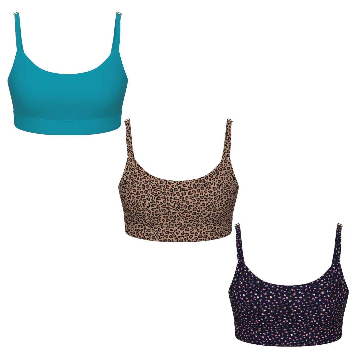 The Feminine Variety | Women's Bralette 3 Pack