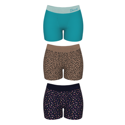 The Feminine Variety | Women’s Boxers 3 Pack