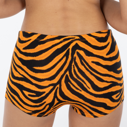 The Feral Feline | Tiger Print Modal Boyshort Underwear