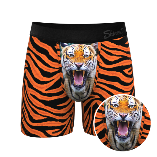 The Feral Feline | Tiger Print Ball Hammock® Pouch Underwear