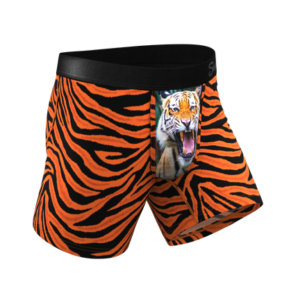 The Feral Feline | Tiger Print Ball Hammock® Pouch Underwear