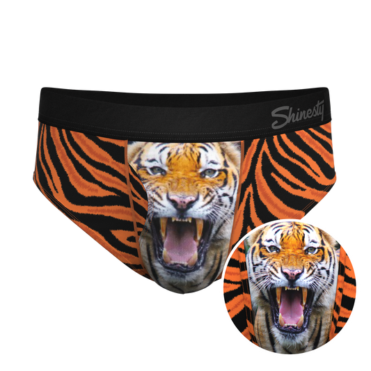 The Feral Feline | Tiger Print Ball Hammock® Pouch Underwear Briefs