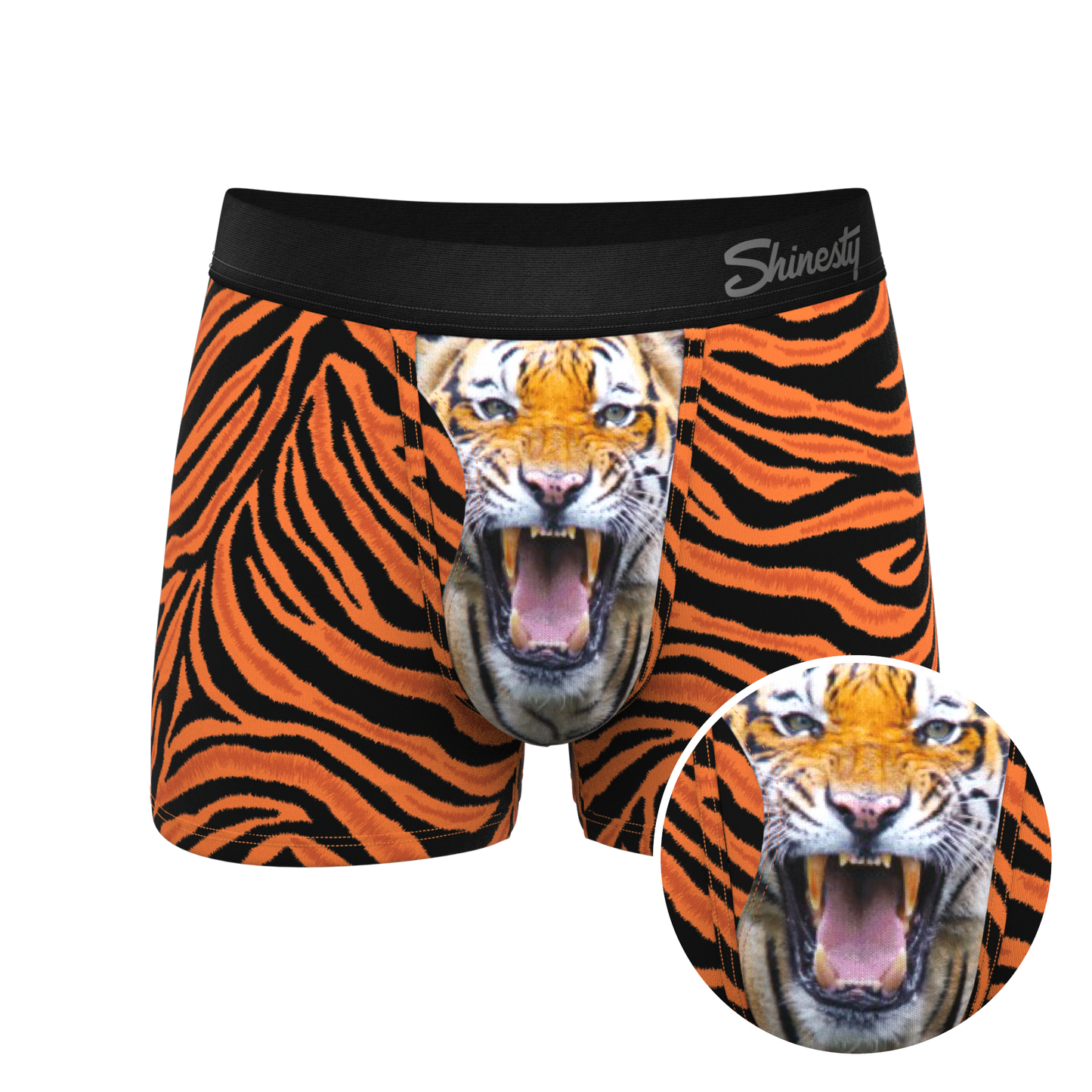 The Feral Feline | Tiger Print Ball Hammock® Pouch Trunks Underwear