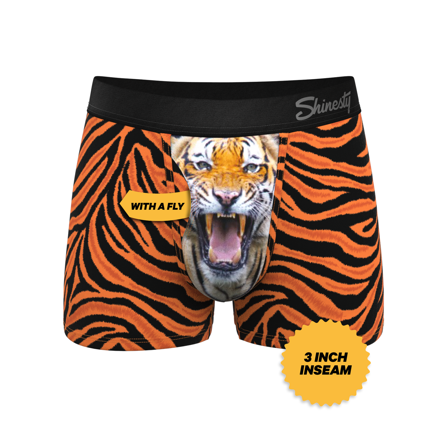 The Feral Feline | Tiger Print Ball Hammock® Pouch Trunks Underwear