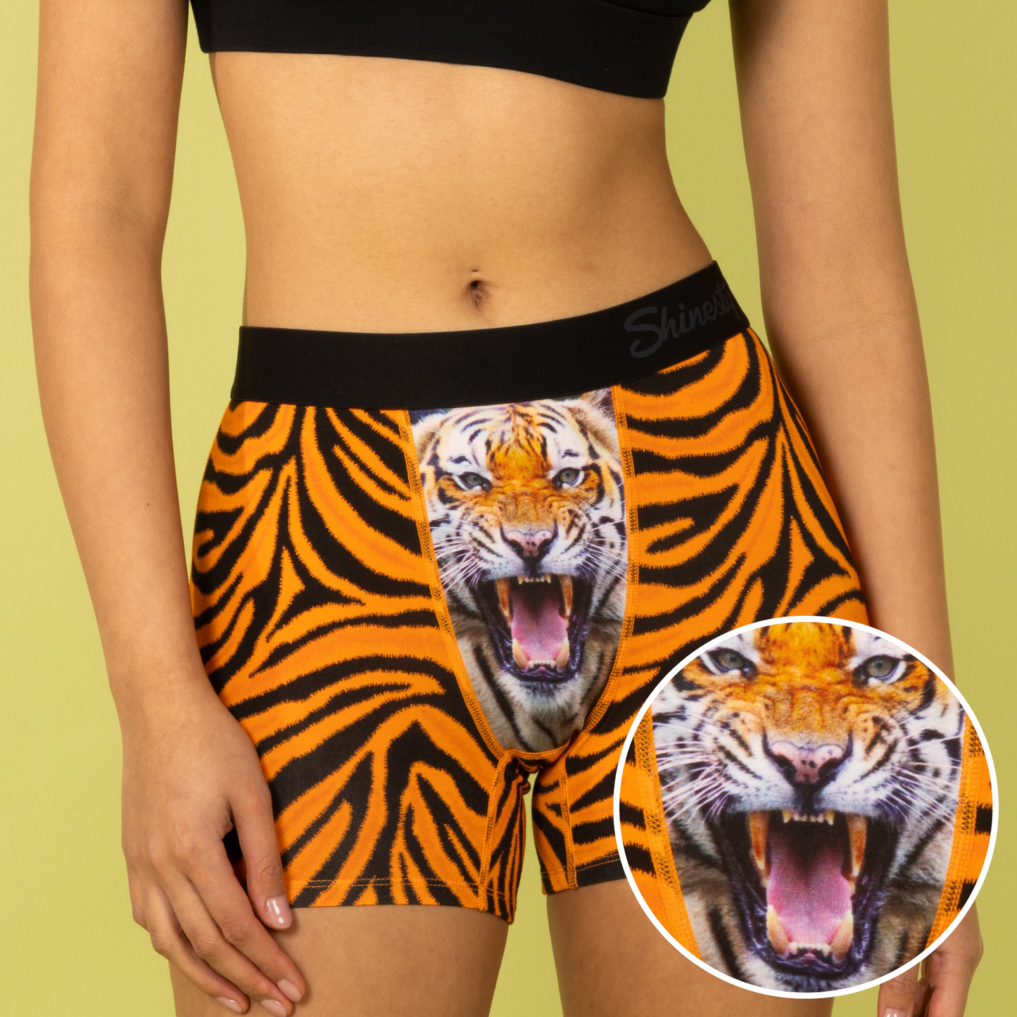 The Feral Feline | Tiger Print Women’s Boxers