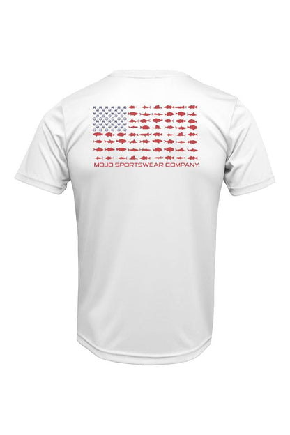 Youth American Angler Flag Wireman X Short Sleeve