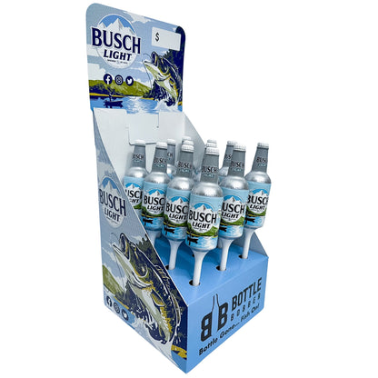 Table Top Busch Light 12 Pack Fishing Bobber Merchandiser