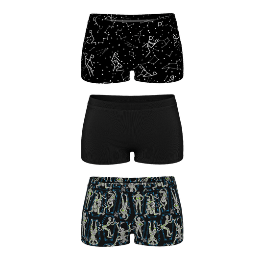 The Flavor of September | Boyshort Underwear 3 Pack