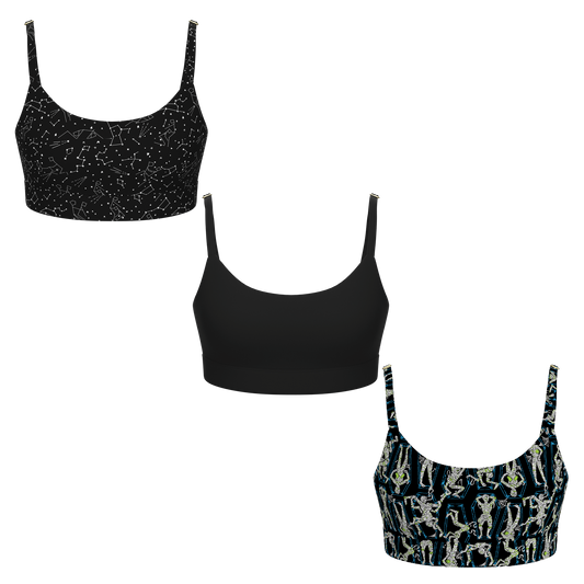 The Flavor of September | Women's Bralette 3 Pack