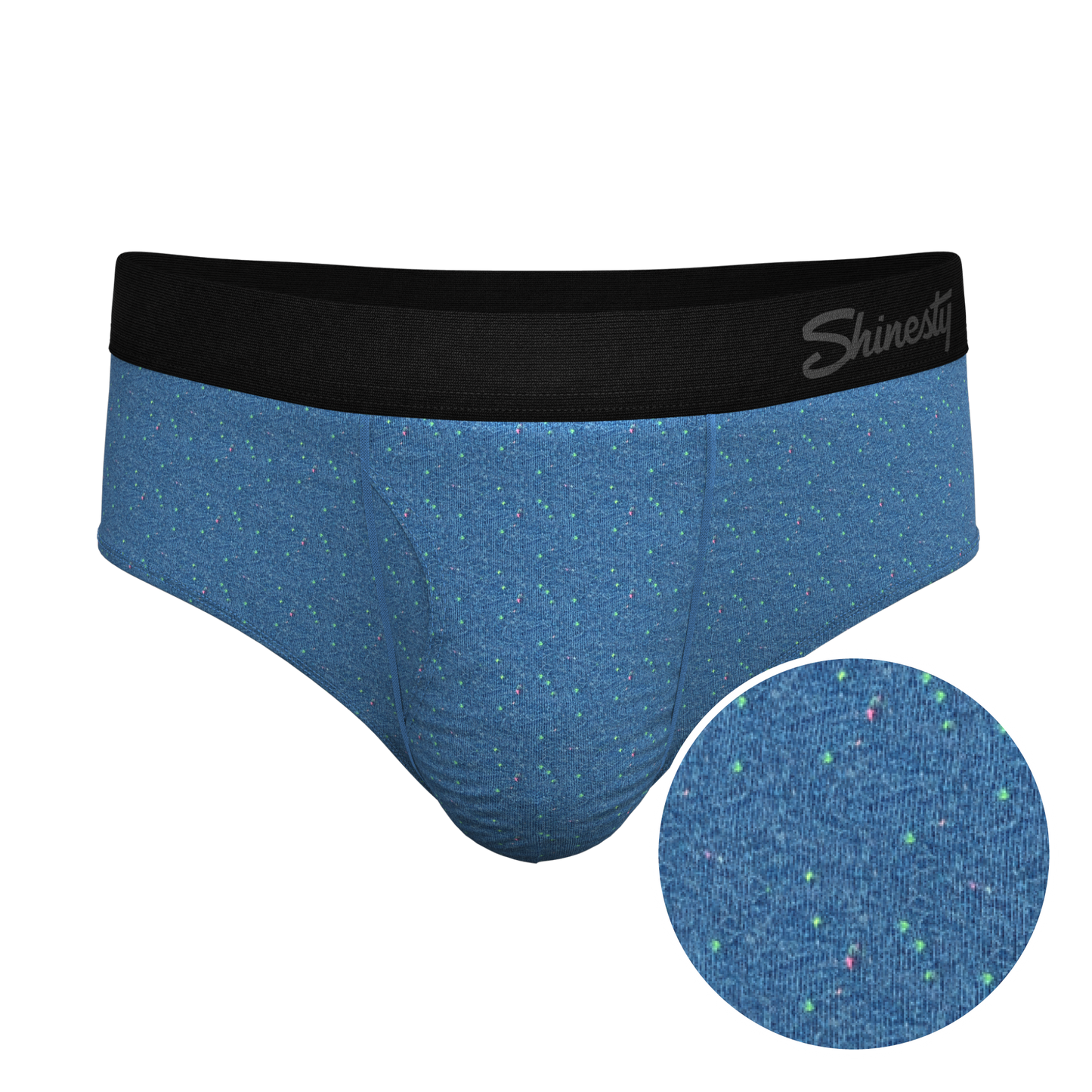 The Fleck Me | Heather Blue Flecked Ball Hammock® Pouch Underwear Briefs