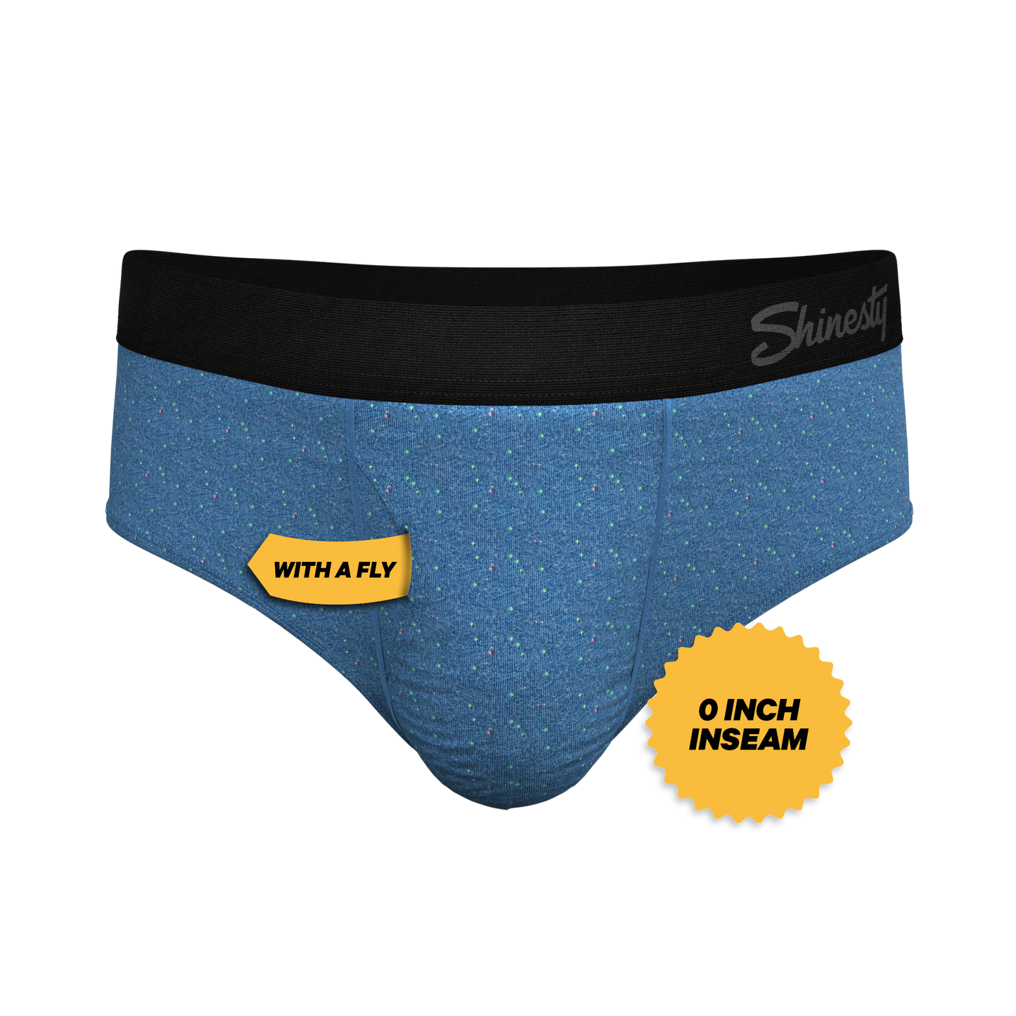 The Fleck Me | Heather Blue Flecked Ball Hammock® Pouch Underwear Briefs