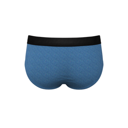 The Fleck Me | Heather Blue Flecked Ball Hammock® Pouch Underwear Briefs