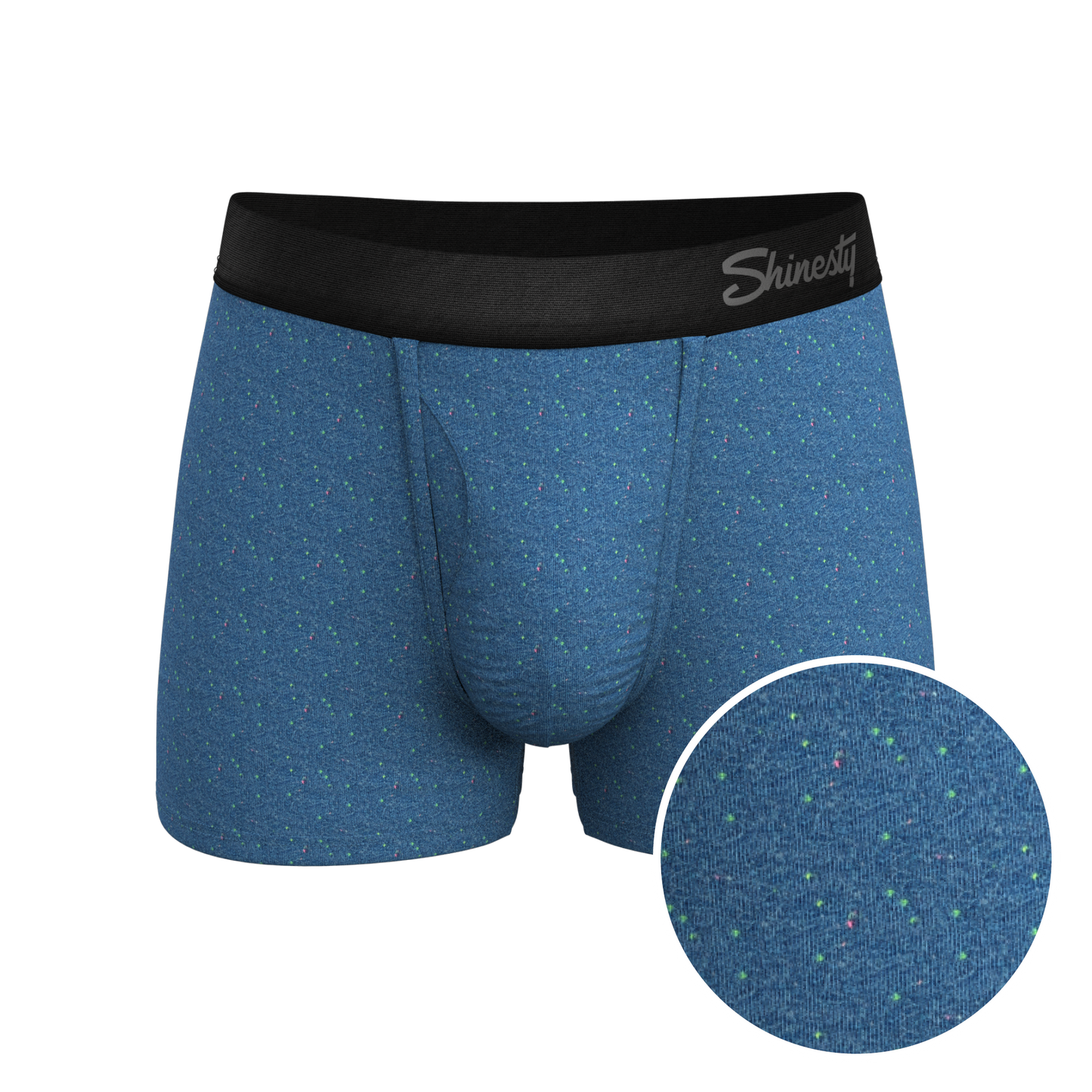 The Fleck Me | Heather Blue Flecked Ball Hammock® Pouch Trunks Underwear