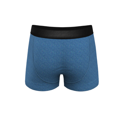 The Fleck Me | Heather Blue Flecked Ball Hammock® Pouch Trunks Underwear