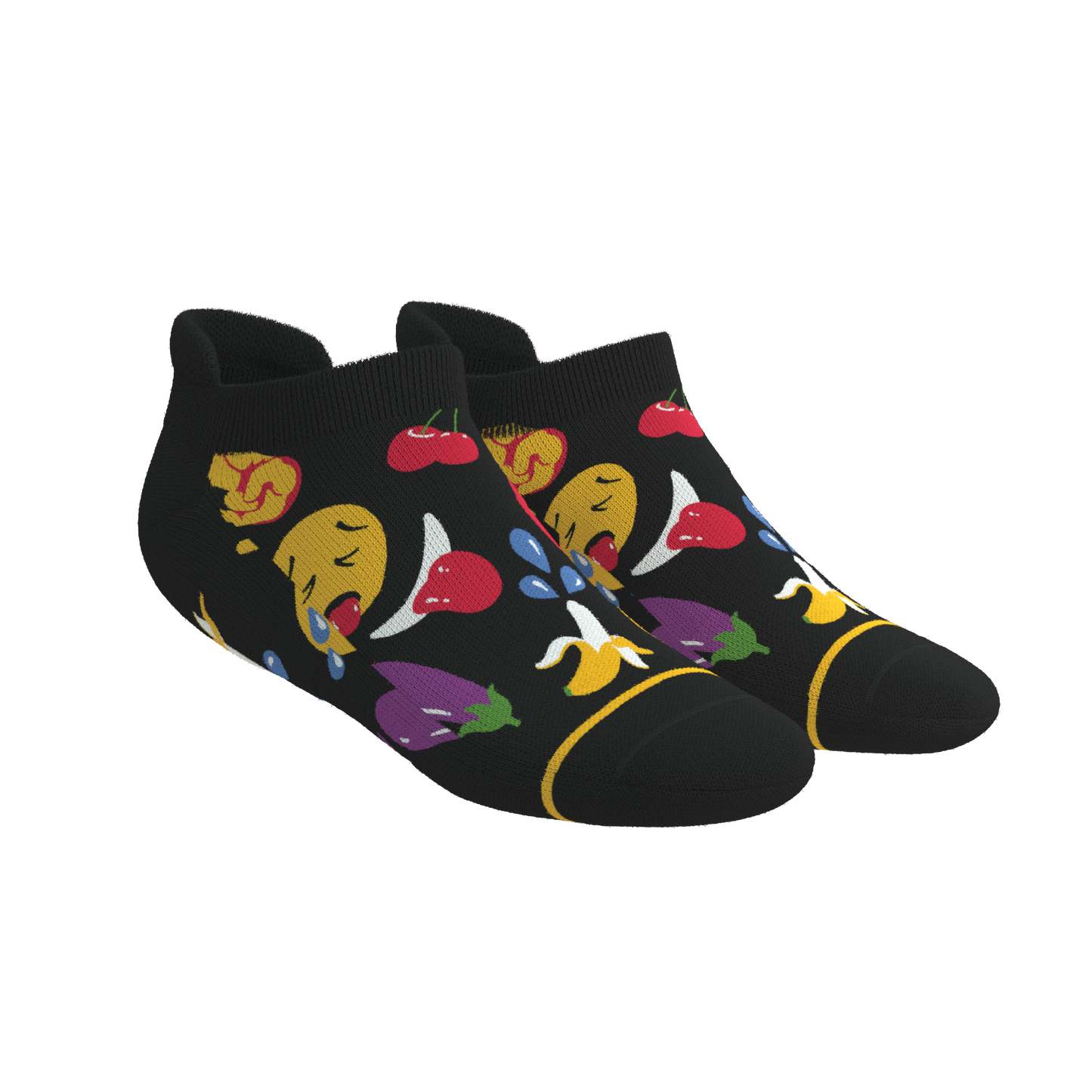 The Flirt | Emoji Heel Hammock™ Ankle Socks