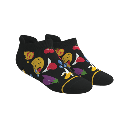 The Flirt | Emoji Heel Hammock™ Ankle Socks