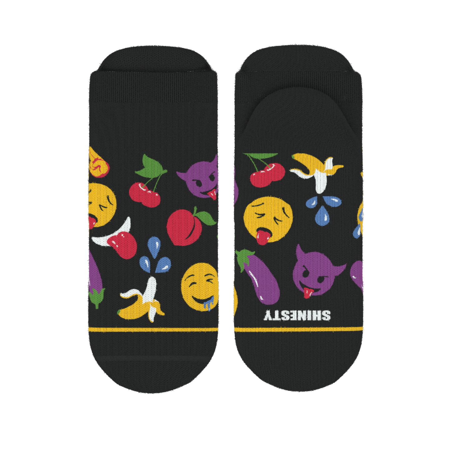 The Flirt | Emoji Heel Hammock™ Ankle Socks