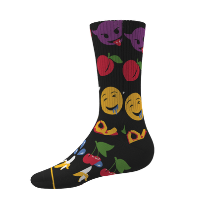 The Flirt | Emoji Heel Hammock™ Crew Socks