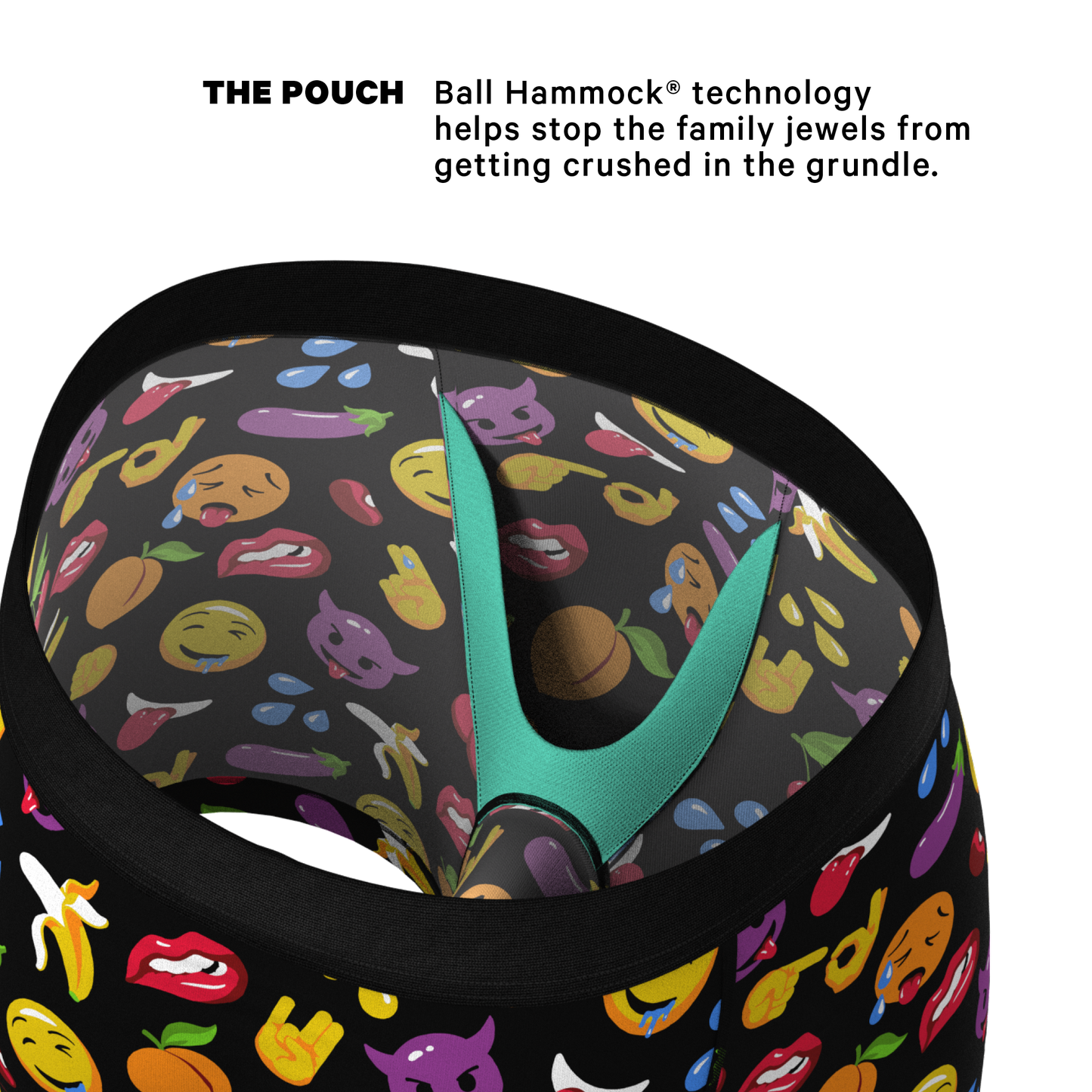 The Flirt | Emoji Ball Hammock® Pouch Underwear