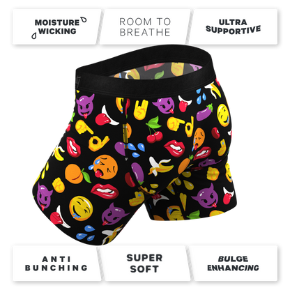 The Flirt | Emoji Ball Hammock® Pouch Underwear