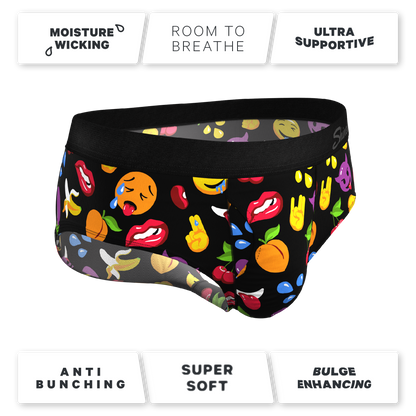 The Flirt | Emoji Ball Hammock® Pouch Underwear Briefs